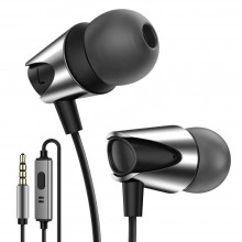 Проводные стерео наушники с влагозащитой IPx5 гарнитурой с микрофоном KUULAA M17 Earbuds Deep Bass (KL-DR06YX) Black Проводные стерео наушники с влагозащитой IPx5 гарнитурой с микрофоном KUULAA M17 Earbuds Deep Bass (KL-DR06YX) Black