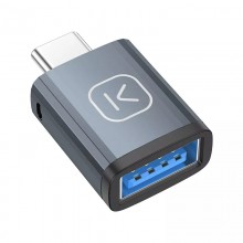 Адаптер OTG Type-C - USB 3.0 переходник для смартфона планшета телефона KUULAA KL-HUB02-TU Black Адаптер OTG Type-C - USB 3.0 переходник для смартфона планшета телефона KUULAA KL-HUB02-TU Black