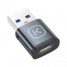 Адаптер OTG USB - USB-Type-C - переходник для наушников смартфона планшета KUULAA KL-HUB02-UT Black Адаптер OTG USB - USB-Type-C - переходник для наушников смартфона планшета KUULAA KL-HUB02-UT Black
