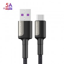 Кабель USB for Type-C (1m) QC 3.0 и 5A Super Quick Charge провод для быстрой зарядки KUULAA (KL-X12) Gray Кабель USB for Type-C (1m) QC 3.0 и 5A Super Quick Charge провод для быстрой зарядки KUULAA (KL-X12) Gray