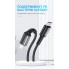 Дата кабель USB Type-C на Type-C  (1m) PD Flash 60 Вт и QC 3.0 провод для быстрой зарядки KUULAA (KL-X06) Gray