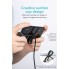 U-образный игровой кабель KUULAA Game 180° (1m) USB for Type-C провод быстрой зарядки  2.1 A Черный (KL-X11)