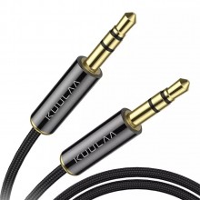 Удлинитель AUX 3.5 мм - 3.5 мм mini-jack (1m) для наушников смартфона планшета ноутбука KUULAA KL-X14 Black Удлинитель AUX 3.5 мм - 3.5 мм mini-jack (1m) для наушников смартфона планшета ноутбука KUULAA KL-X14 Black