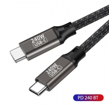Кабель USB Type-C to USB Type-C (1м) 240 Вт/5A/48В супербыстрый PD 3.1 для смартфона ноутбука Kuulaa KL-X68 Кабель USB Type-C to USB Type-C (1м) 240 Вт/5A/48В супербыстрый PD 3.1 для смартфона ноутбука Kuulaa KL-X68