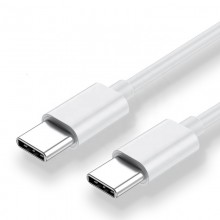 Кабель USB type C - USB type C (1m) PD 60 Вт провод быстрой зарядки для телефона KUULAA (KL-X19) White Кабель USB type C - USB type C (1m) PD 60 Вт провод быстрой зарядки для телефона KUULAA (KL-X19) White