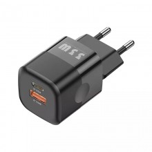 Зарядное устройство GaN 33W 2xUSB PD + QC 3.0 быстрая зарядка для телефона смартфона KUULAA (RY-U33-2) Black Зарядное устройство GaN 33W 2xUSB PD + QC 3.0 быстрая зарядка для телефона смартфона KUULAA (RY-U33-2) Black