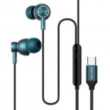 Вакуумные проводные наушники вкладыши с микрофоном Type-C стерео Hi-Fi Bass гарнитура для телефона Somic C2 Dark Green Вакуумные проводные наушники вкладыши с микрофоном Type-C стерео Hi-Fi Bass гарнитура для телефона Somic C2 Dark Green