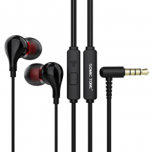 Проводные Вакуумные Наушники с Микрофоном 3.5mm jack (1.2м) Стерео Гарнитура Для Телефона Смартфона Ноутбука SomicTone S-603 Extra Bass Черный Проводные Вакуумные Наушники с Микрофоном 3.5mm jack (1.2м) Стерео Гарнитура Для Телефона Смартфона Ноутбука SomicTone S-603 Extra Bass Черный