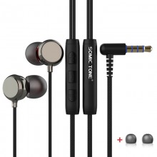 Проводные Наушники с Микрофоном (1.2м) Вакуумные 3.5mm jack Стерео Гарнитура Для Android и iPhone Телефонов Смартфонов Ноутбука SomicTone S-608 Gun Metal Проводные Наушники с Микрофоном (1.2м) Вакуумные 3.5mm jack Стерео Гарнитура Для Android и iPhone Телефонов Смартфонов Ноутбука SomicTone S-608 Gun Metal