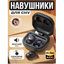 Наушники для сна от шума мягкие беспроводные для засыпания от храпа Black