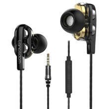 Проводные вакуумные наушники с микрофоном 3.5mm jack стерео гарнитура для телефона Langsdom D4C Black Проводные вакуумные наушники с микрофоном 3.5mm jack стерео гарнитура для телефона Langsdom D4C Black