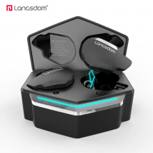 Беспроводные TWS вакуумные наушники Bluetooth 5.0 геймерская стерео гарнитура для телефона Langsdom G30 Alpha Black Беспроводные TWS вакуумные наушники Bluetooth 5.0 геймерская стерео гарнитура для телефона Langsdom G30 Alpha Black