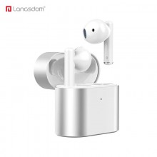 Беспроводные наушники TWS Bluetooth гарнитура в металлическом кейсе Langsdom TN24 White Беспроводные наушники TWS Bluetooth гарнитура в металлическом кейсе Langsdom TN24 White