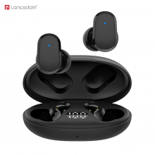 Беспроводные вакуумные наушники с LED дисплеем TWS гарнитура Bluetooth 5.1 для телефона Langsdom TN33 Black Беспроводные вакуумные наушники с LED дисплеем TWS гарнитура Bluetooth 5.1 для телефона Langsdom TN33 Black