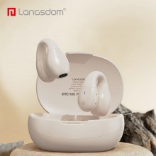 Наушники с направленным звуком беспроводная Bluetooth 5.3 гарнитура в виде дуги Langsdom TS03 Beige Наушники с направленным звуком беспроводная Bluetooth 5.3 гарнитура в виде дуги Langsdom TS03 Beige
