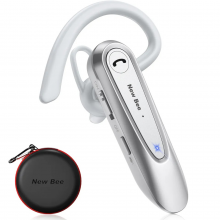 Гарнитура Bluetooth наушник вкладыш блютуз 5.0 New Bee LC-B45 White + кейс-чехол Гарнитура Bluetooth наушник вкладыш блютуз 5.0 New Bee LC-B45 White + кейс-чехол