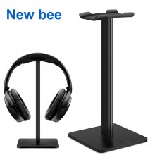 Подставка для наушников органайзер гарнитуры на нескользящей основе New Bee NB-Z1B Black Подставка для наушников органайзер гарнитуры на нескользящей основе New Bee NB-Z1B Black