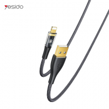 Кабель Apple Lightning - USB (1.2м) провод быстрой зарядки и синхронизации Yesido CA-104 Кабель Apple Lightning - USB (1.2м) провод быстрой зарядки и синхронизации Yesido CA-104