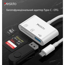 Переходник тайп си на юсб картридер otg адаптер type c на usb кард ридер sd для флешки на телефон GS16 Переходник тайп си на юсб картридер otg адаптер type c на usb кард ридер sd для флешки на телефон GS16